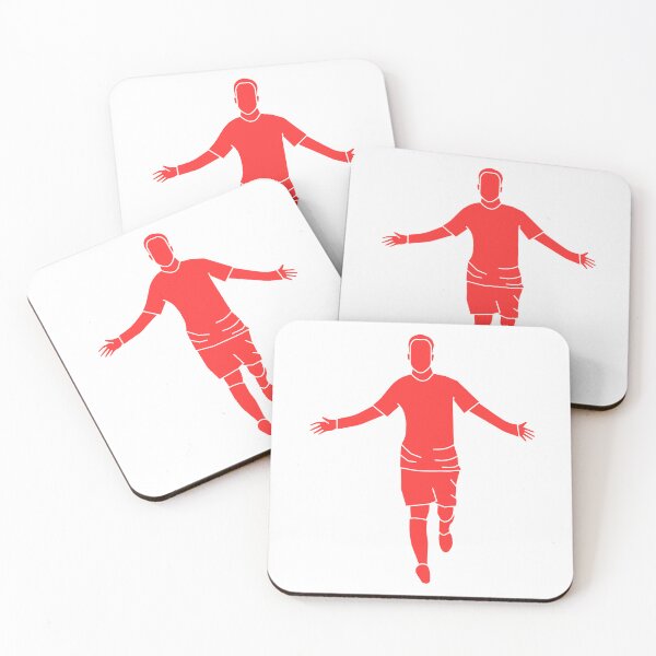 Item preview, Red Celebrating Player 3 | Player Celebration designed and sold by Football Stickers World.