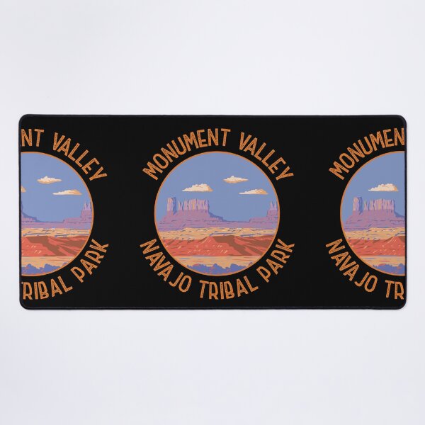 Item preview, Monument Valley Navajo Tribal Park Retro Distressed Circle designed and sold by KrisSidDesigns.