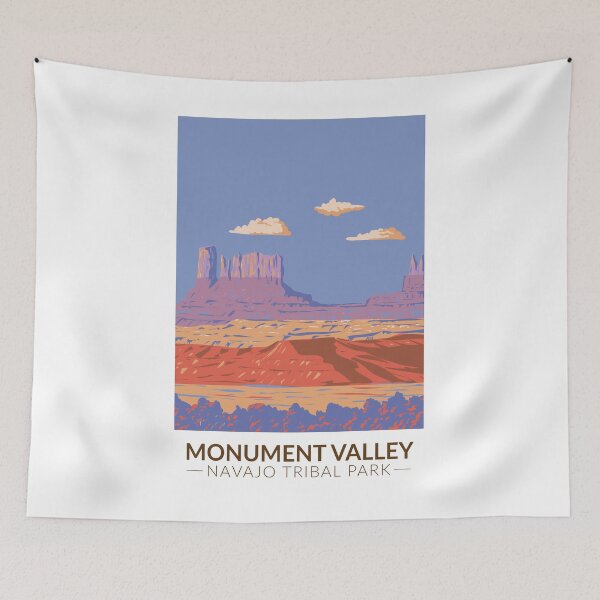 Artikelvorschau, Monument Valley Navajo Tribal Park Reisekunst Vintage entworfen und verkauft von KrisSidDesigns.