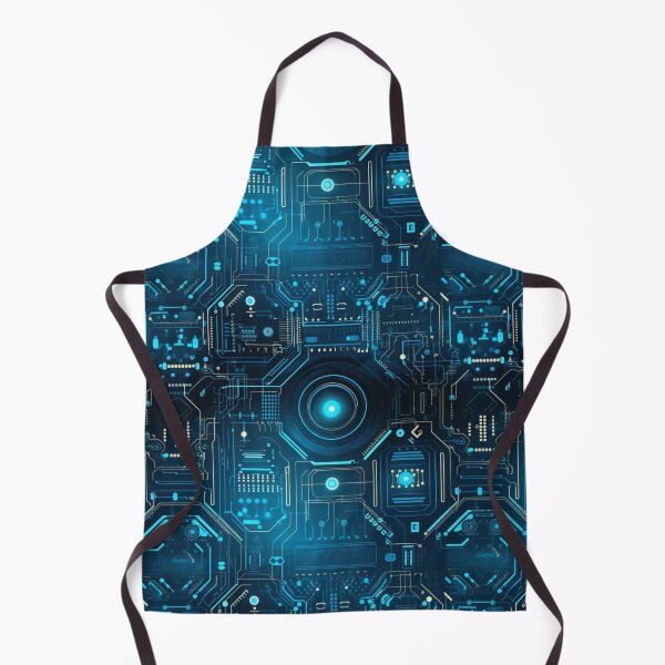 Item preview, xSeamless Pattern Beyond Interfaces: Futuristic Digital Art Unleashed designed and sold by AlienSkinEyes.