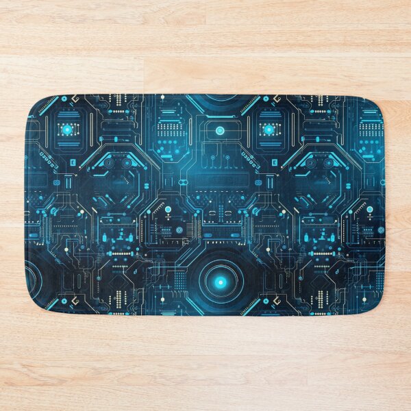 Item preview, xSeamless Pattern Beyond Interfaces: Futuristic Digital Art Unleashed designed and sold by AlienSkinEyes.