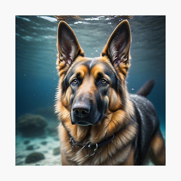 Item preview, German Shepherd Underwater designed and sold by GSDDESIGNMERCH.
