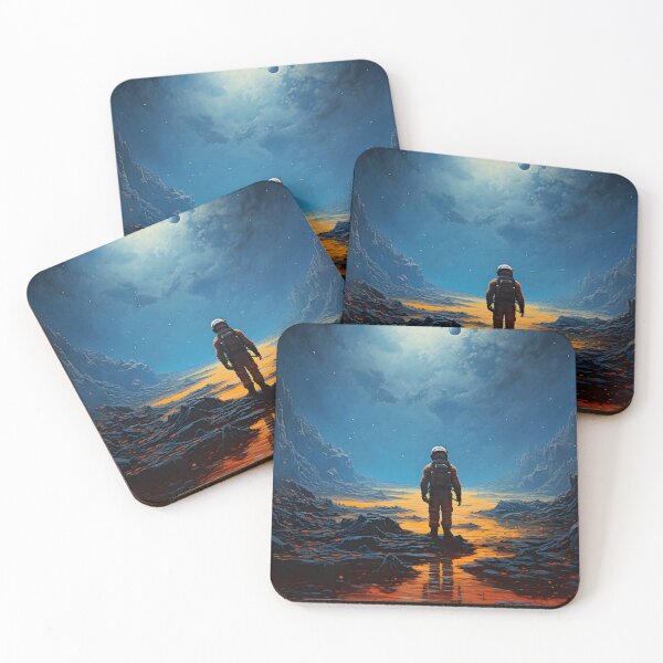 Item preview, Astronaut on a Rocky Planet designed and sold by Je-we.