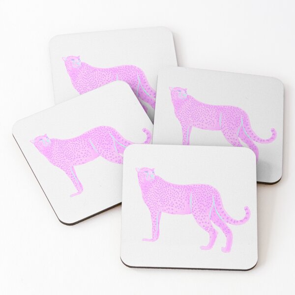 Item preview, PINK STAR CHEETAH IN OIL designed and sold by whatalifestudio.