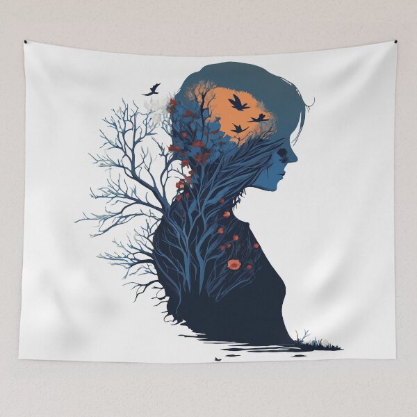 Item preview, Dancing Leaves of November - Dark Autumn designed and sold by ArchieDid.