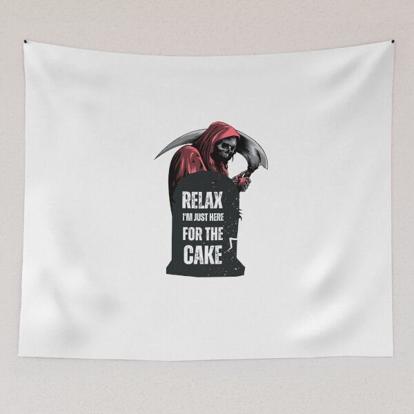 Item preview, relax i'm just here for the cake designed and sold by DeluxBee.