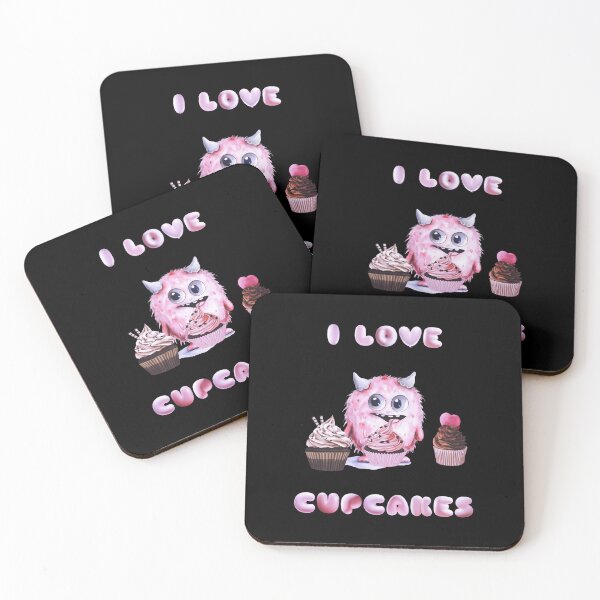 Item preview, I love cupcakes  designed and sold by FlossOrFi.