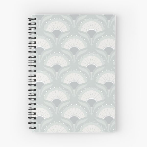 Item preview, Mod Art Deco Flower S2 - 6 Grey Goose designed and sold by Carina Parry Studios.