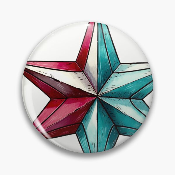 Item preview, Star Design Burgundy, teal, gray, white, silver 3 designed and sold by Highlandkings.