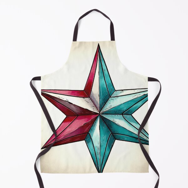Item preview, Star Design Burgundy, teal, gray, white, silver 3 designed and sold by Highlandkings.