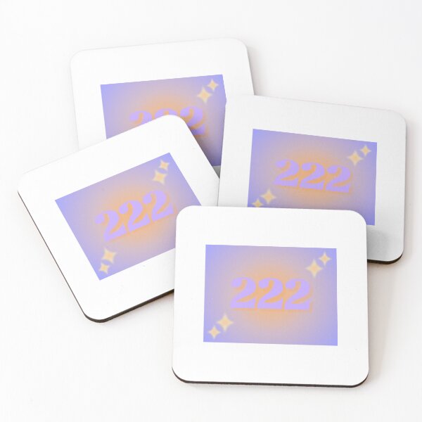 Item preview, 222 blue and orange aura angel numbers manifesting affirmations aesthetic  designed and sold by ArtByCelestial.
