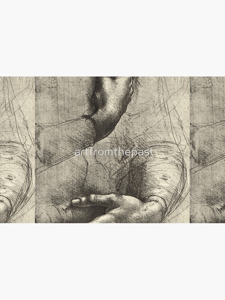 Study of a Woman's hands, drawn by Leonardo Da Vinci, 1452 – 1519