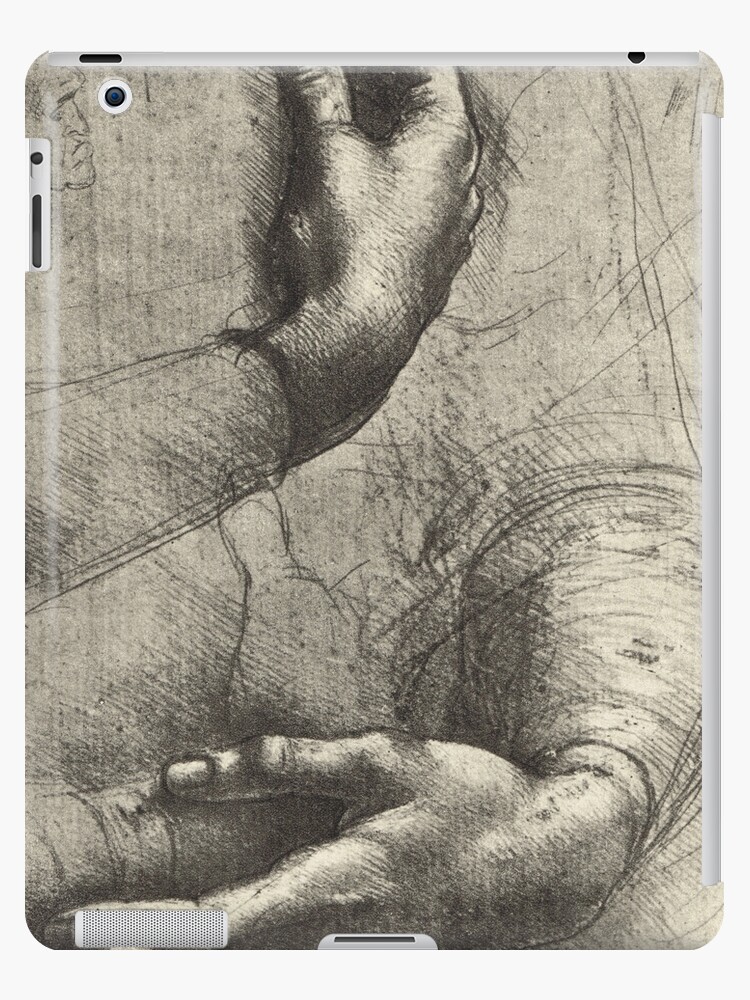 Study of a Woman's hands, drawn by Leonardo Da Vinci, 1452 – 1519 | iPad  Case & Skin