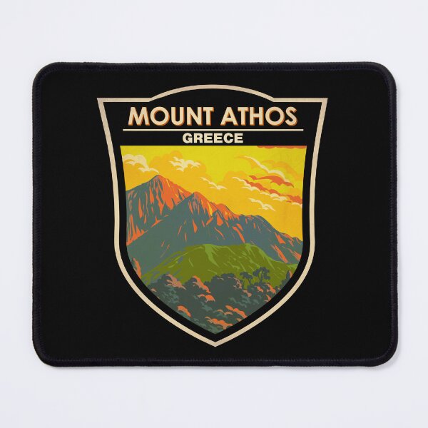 Item preview, Mount Athos Greece Badge designed and sold by KrisSidDesigns.