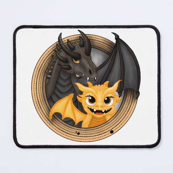 Item preview, Tairn and Andarna (Fourth Wing) designed and sold by KatScottArt.