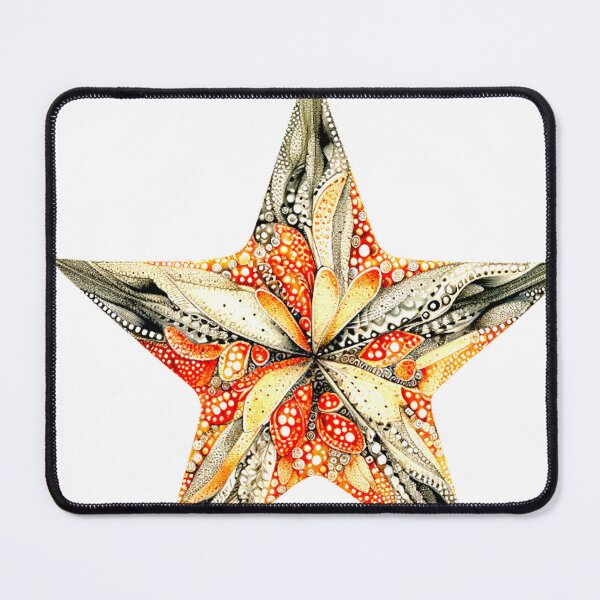Item preview, Star Design Coral, beige, gray, silver, white designed and sold by Highlandkings.