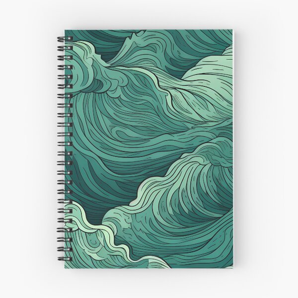Item preview, Tranquil Verdure: Beautifully Crafted Ocean Waves designed and sold by AdiRemba.