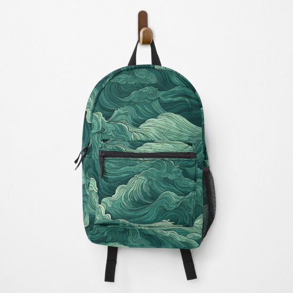 Item preview, Tranquil Verdure: Beautifully Crafted Ocean Waves designed and sold by AdiRemba.
