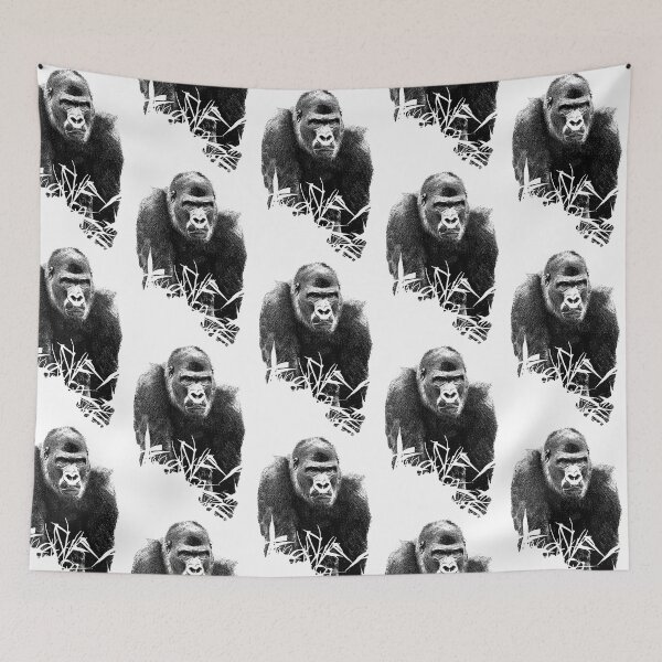 Item preview, Gorilla Lope Digital Outline Art designed and sold by rawshutterbug.