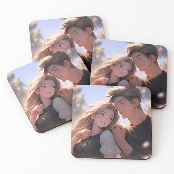 Item preview, Young happy couple designed and sold by Teksha-art.