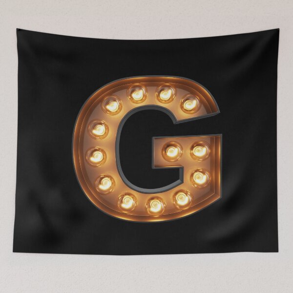 Item preview, G Initial Neon Light designed and sold by SoNifty.