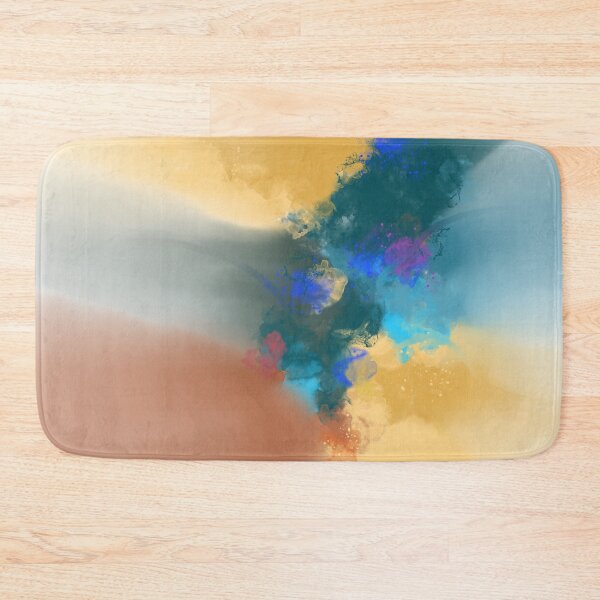 Item preview, Circumstances - Orange Blue Burnt Sienna Abstract designed and sold by Joey Santiago.