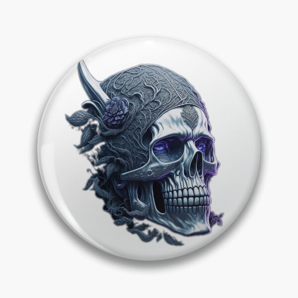 Item preview, Silver Skull designed and sold by Lia's AI Art.
