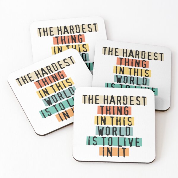 Item preview, BTVS Quote - The Hardest Thing in This World designed and sold by humnoo.