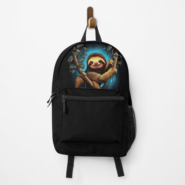 Item preview, Lazy sloth on a tree branch designed and sold by VolcanRaven.