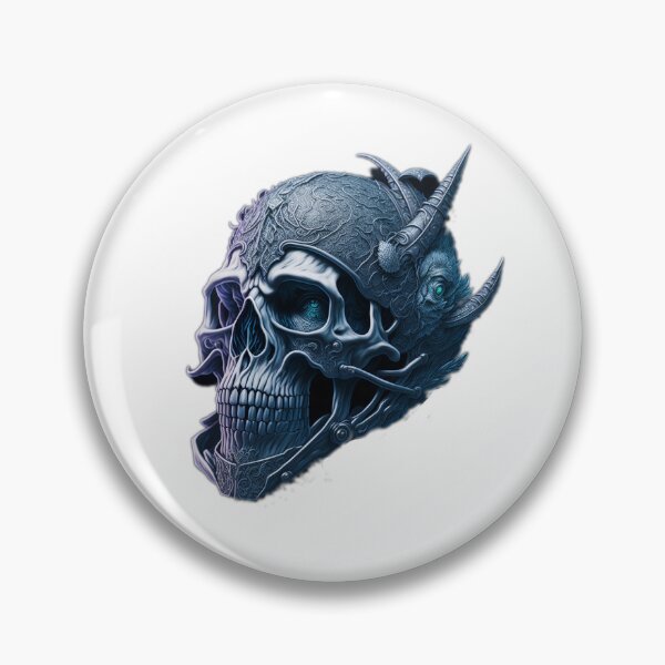 Item preview, Silver Skull designed and sold by Lia's AI Art.