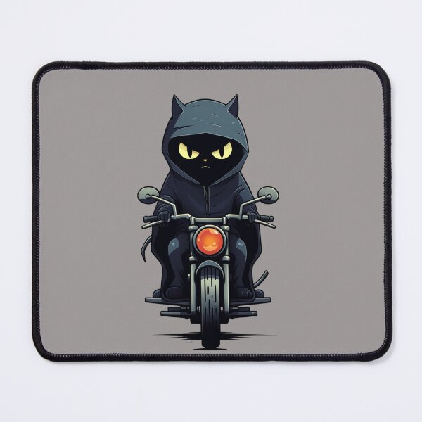 Item preview, Ghostly Motorcycle Cat designed and sold by MarcinCollie.