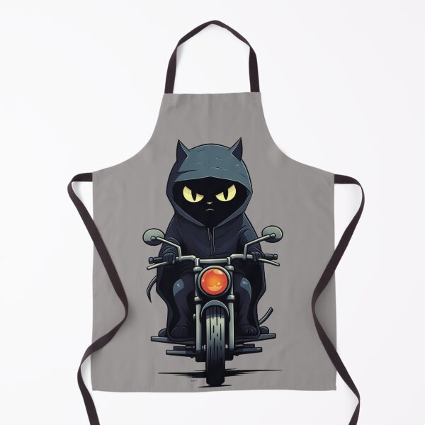 Item preview, Ghostly Motorcycle Cat designed and sold by MarcinCollie.