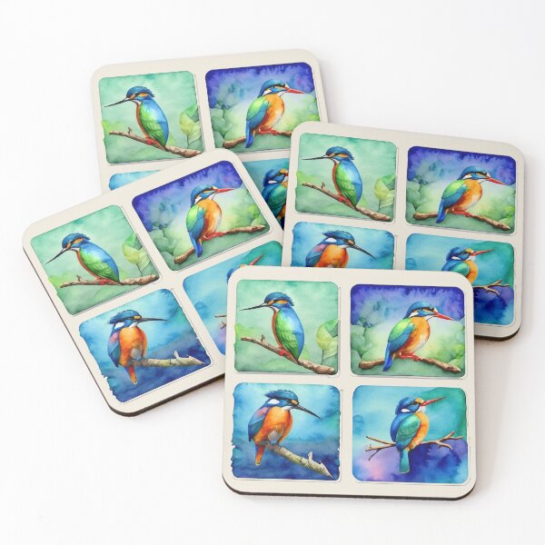 Item preview, kingfisher foursome designed and sold by Jasardpu.