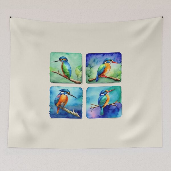Item preview, kingfisher foursome designed and sold by Jasardpu.