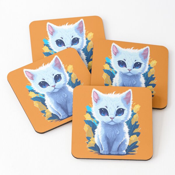 Item preview, Manga White Cat and Autumn Leaves designed and sold by aylastyle.