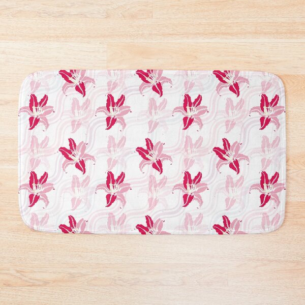 Item preview, Red and white beautifully designed flower pattern designed and sold by Chirayu1111.