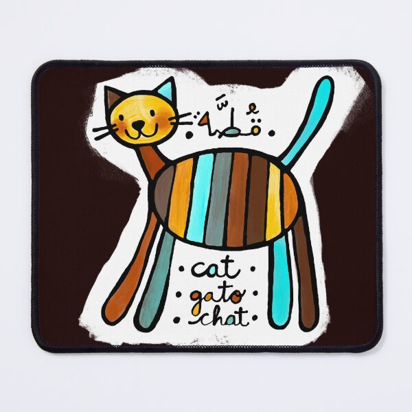 Item preview, cat, striped designed and sold by OlgaMundi.
