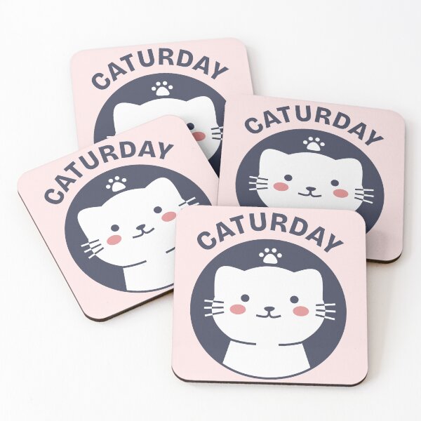 Item preview, Happy Caturday designed and sold by Rnaart.
