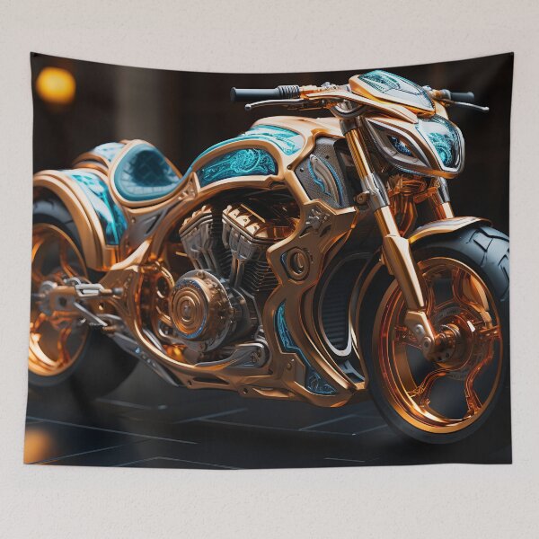 Item preview, Futuristic Motorcycle Cyborg Dragon Concept 5 designed and sold by Art by Lilia.
