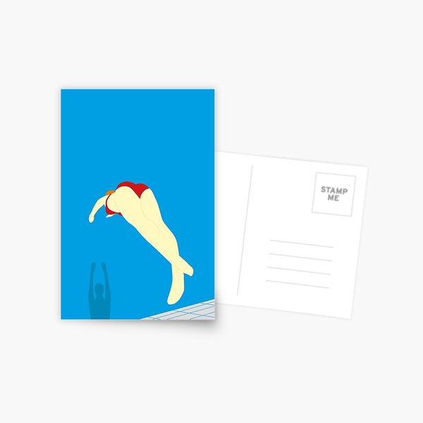 Sprung Postkarte