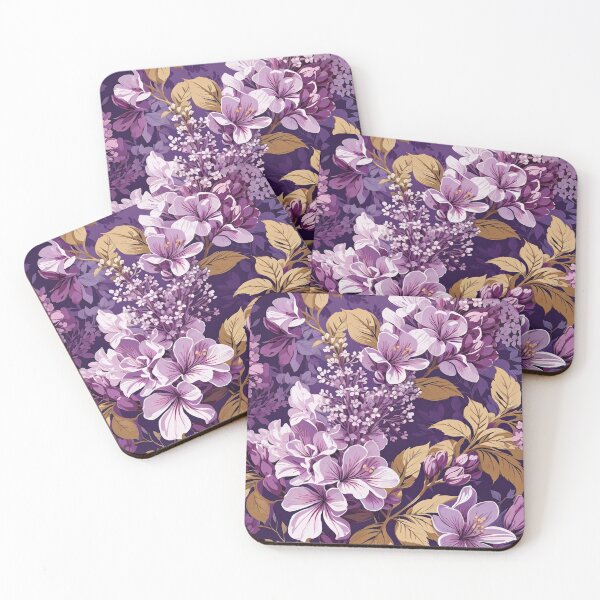 Item preview, Ethereal Lavender Blooms: A Purple Floral Collection designed and sold by irosh madushan.