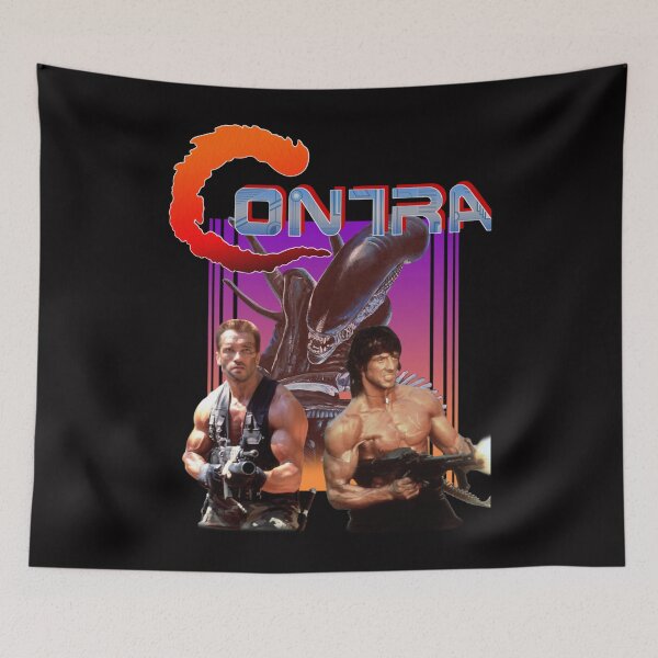 Item preview, Contra Movie Game Arnold Schwarzenegger Vs Sylvester Stallone  designed and sold by JAIRURROLA.