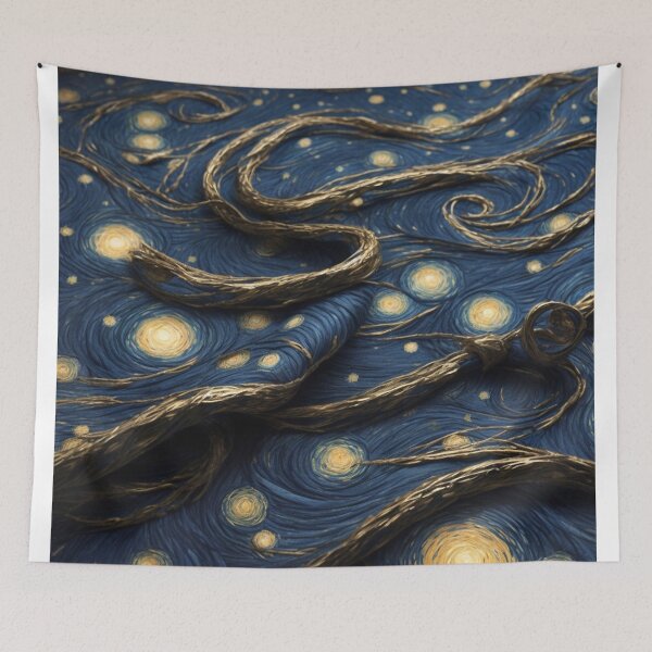 Item preview, Starry Night Pattern - Vincent Van Gogh designed and sold by Uday24.