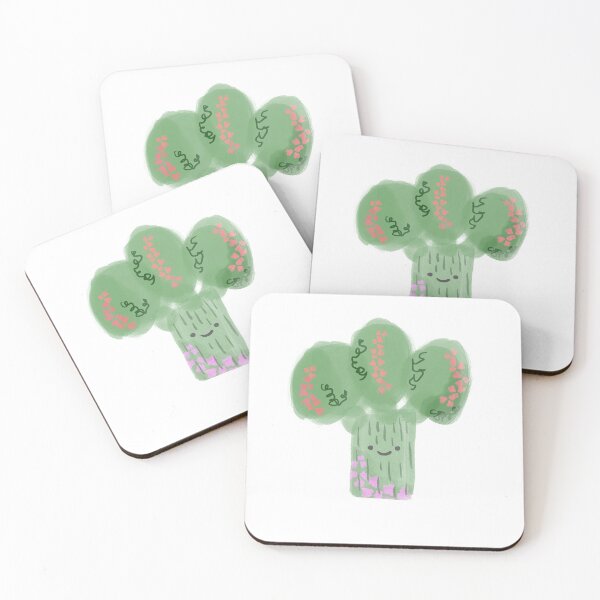 Item preview, Cute floral broccoli  designed and sold by tinasartspace.
