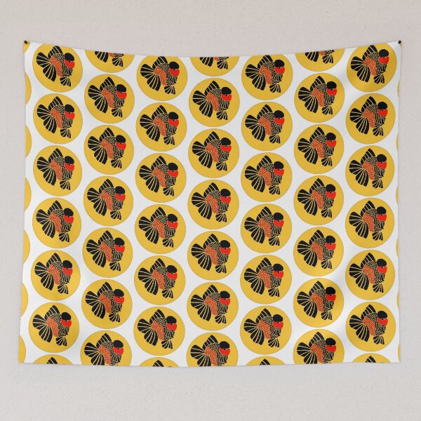 Item preview, Black and Red Oranda Goldfish 80823B designed and sold by Nosnah.