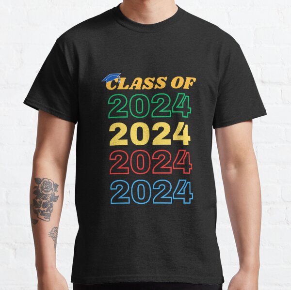 Class Of 2024 Count Down Funny Grad 2022 First Day Junior unisex T-Shirt