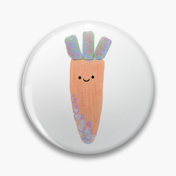 Item preview, Cute floral carrot designed and sold by tinasartspace.