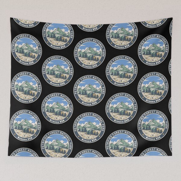 Item preview, Petrified Forest National Park Vintage Mountains designed and sold by stefa-niarac.