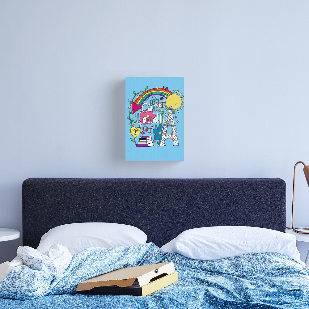 Discover Heartstopper Care Loudly | Canvas Print