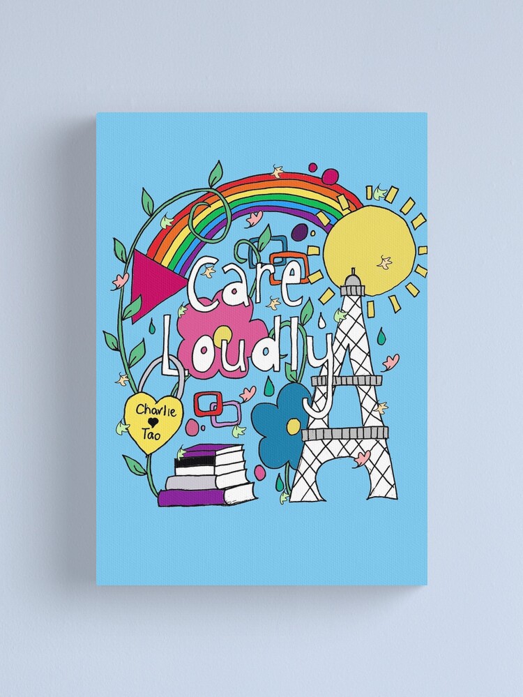Disover Heartstopper Care Loudly | Canvas Print